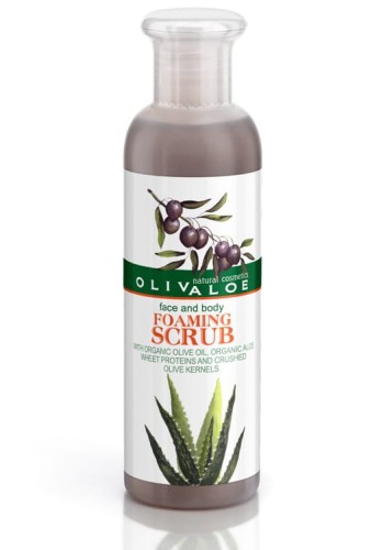 Olivaloe Foaming scrub for face and body 200ml