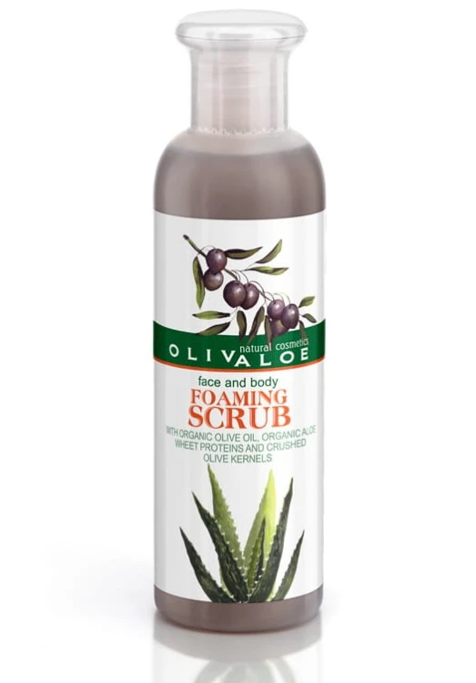 Olivaloe Foaming scrub for face and body 200ml