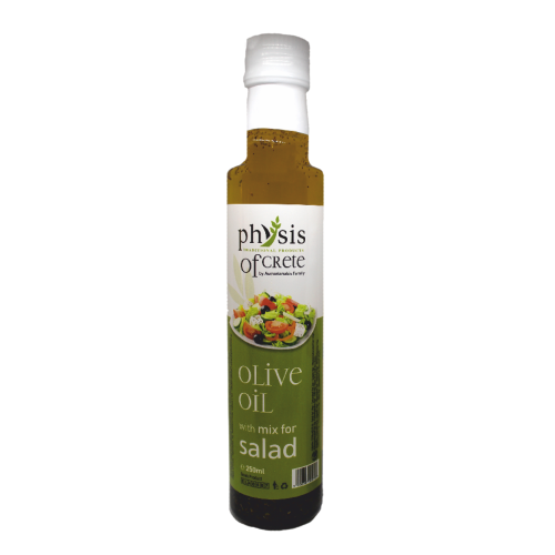 Physis of Crete extra virgin olive oil with herbs for salads, 250ml