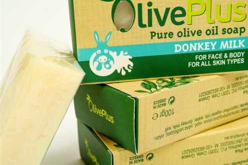 Oliveplus olive soap with donkey milk, 100g – image 4