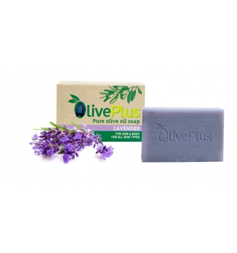 Oliveplus olive soap – lavender 100g