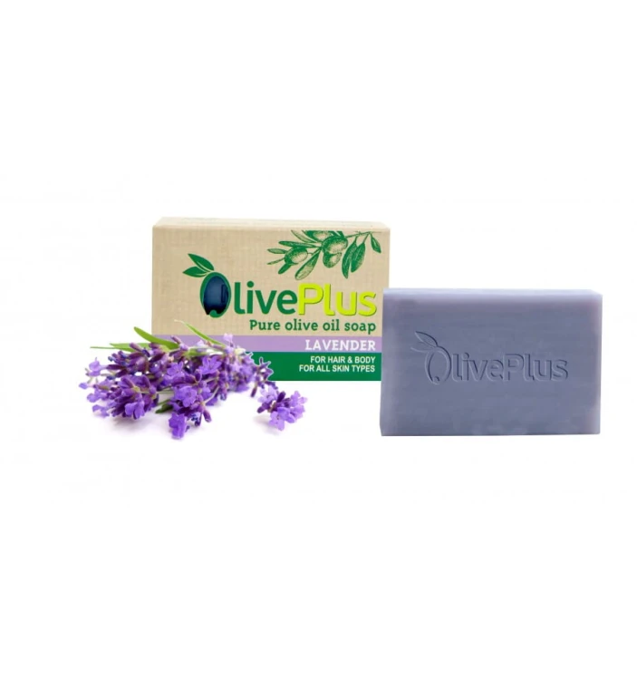 Oliveplus olive soap – lavender 100g