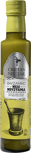 Cretan Nectar Wine balsamic vinegar with honey and mustard 250ml