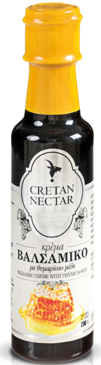 Cretan Nectar Wine Balsamic Cream with Thyme Honey 200ml