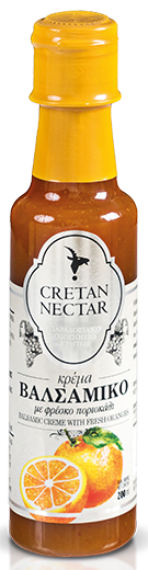 Cretan Nectar Wine balsamic cream with oranges 200ml
