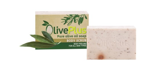 Oliveplus olive soap – exfoliating, 100g