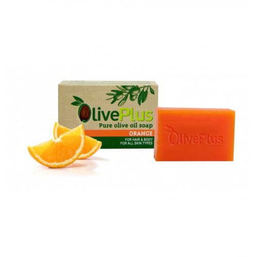 Oliveplus olive soap – orange, 100g