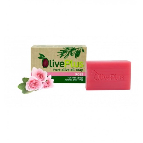 Oliveplus olive soap – rose, 100g