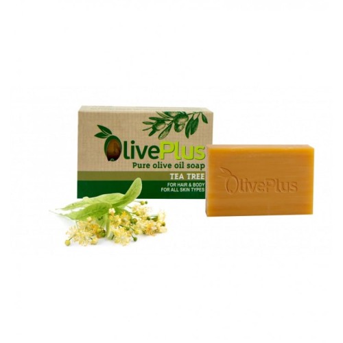 Oliveplus olive soap – tea tree 100g