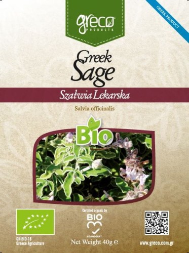 Greco sage (salvia officinalis) 40g ORGANIC – image 3