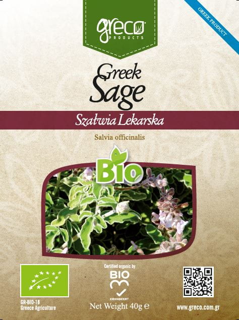Greco sage (salvia officinalis) 40g ORGANIC – image 3