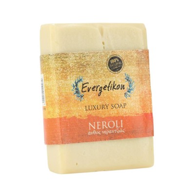 Evergetikon natural soap with bitter orange blossom oil, 120–140g