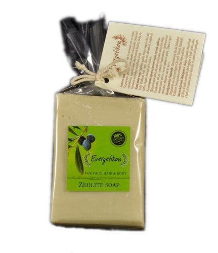 Evergetikon Edible-Pure Cretan Olive oil Face & Body Soap Zeolite 120-140g