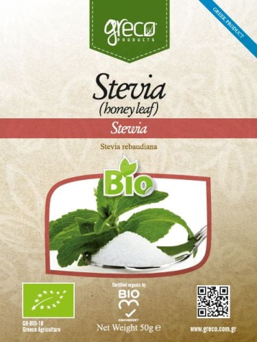 GReco Liście stewia (stevia rebaudiana) 50g BIO – image 3