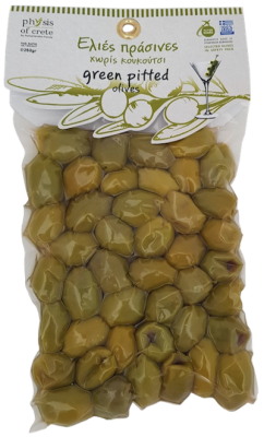 Physis of Crete pitted green olives, 250g