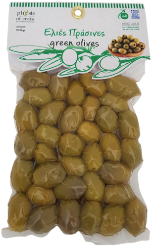 Physis of Crete Green Pitted Olives from Chalkidiki 250g