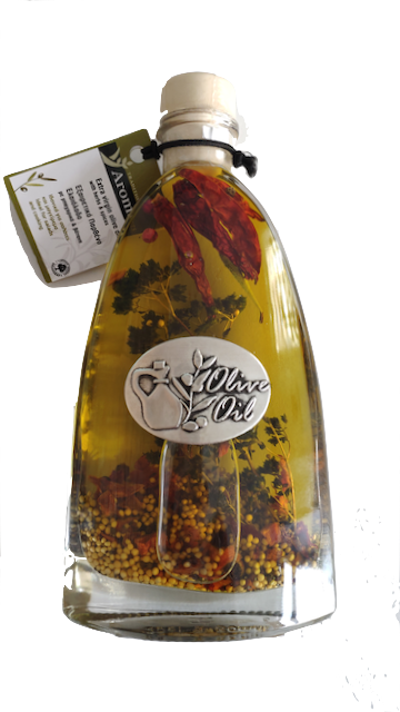 Physis of Crete Extra Virgin Olive Oil with Herbs LINEA 200ml – image 2