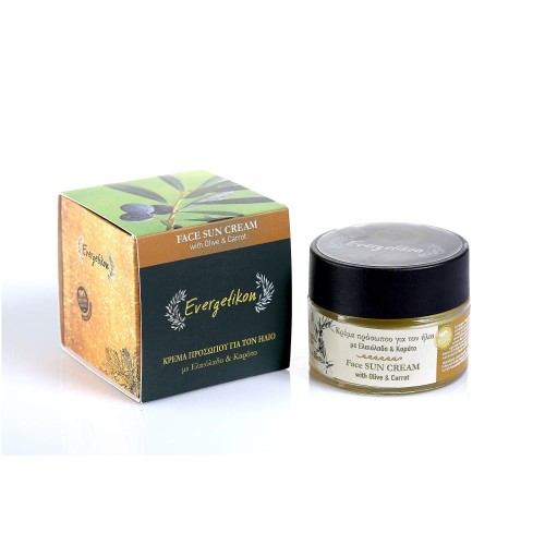 Evergetikon Face Sun Cream with Olive & Carrot 50ml