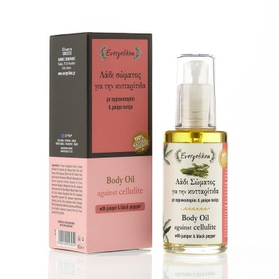 Evergetikon Body oil against cellulite with juniper & black pepper 60ml