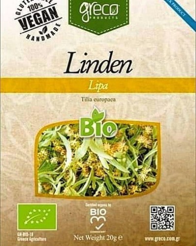 Greco lime blossom (Tilia europaea) 20g ORGANIC