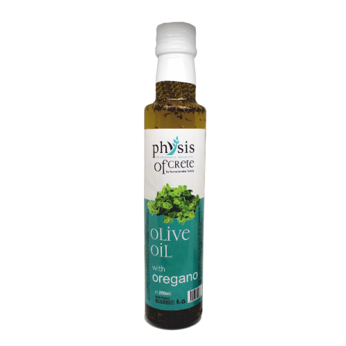 Physis of Crete extra virgin olive oil with oregano, 250ml