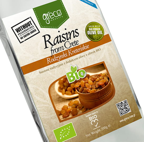 GReco Sultan Raisins from Crete 200g BIO