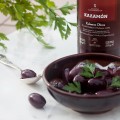 Sakellaropoulos Kalamata olives marinated in extra virgin unpasteurised premium olive oil, 5 kg, organic
