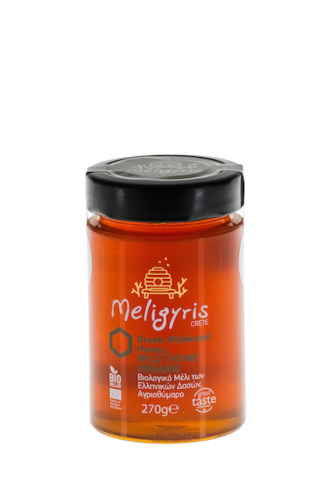 Meligyris honey from Crete – a set featuring wild mountain thyme and sage, 2 x 270g, organic – image 2