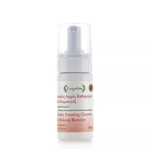 Evergetikon Gently Foaming Cleanser & Makeup Remover Oat & Vitamin E 100ml