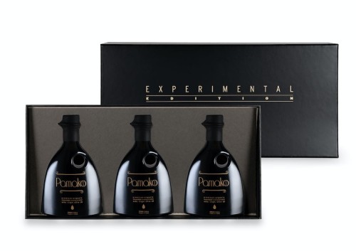 Pamako Early Harvest Ultra Premium Extra Virgin Olive Oil, Experimental Edition, set of 3 x 250ml, Organic