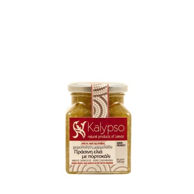 Home Made Jam Green Olive with Orange from Lesvos 380g