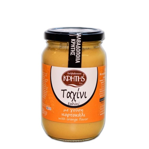 Cretan Halva orange-flavoured sesame paste (tahini) 350g