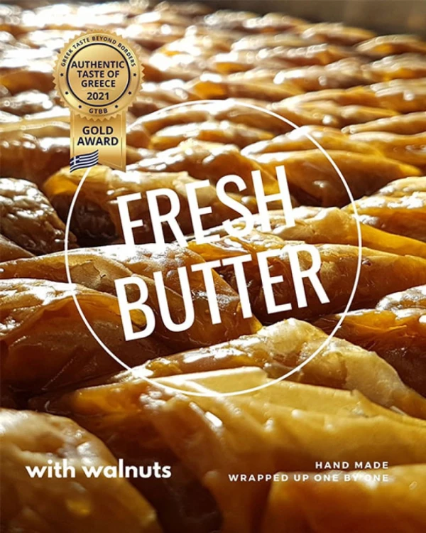 Premium Traditional Baklava with Nuts: 8 Pieces (220-240g) – image 6