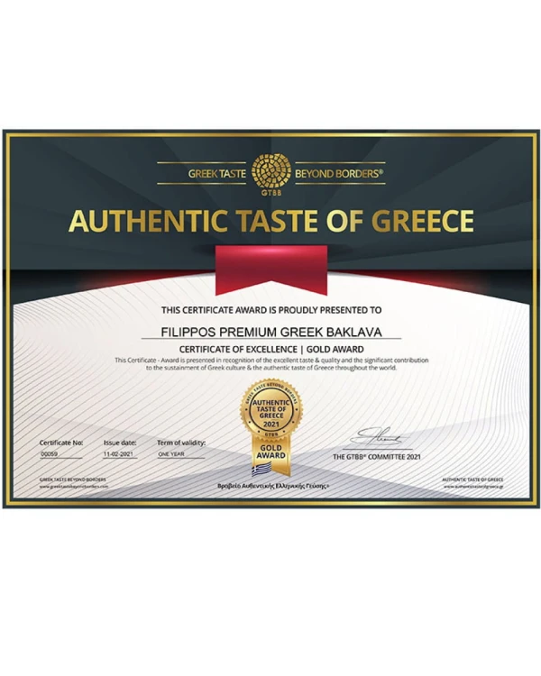 Premium Traditional Baklava in Chocolate: 6 Pieces (220-240g) – image 5