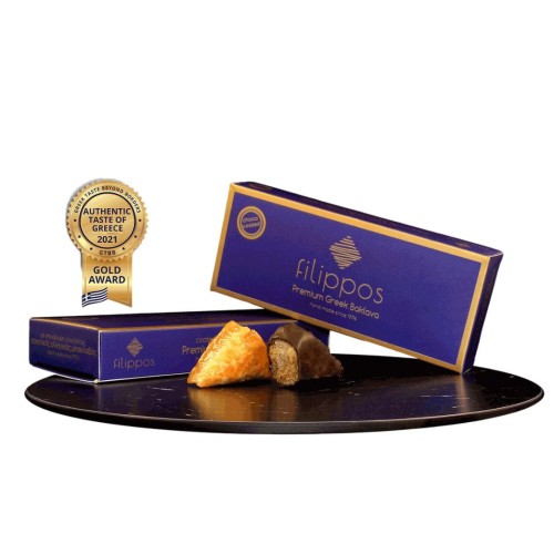 Premium Traditional Baklava in Chocolate: 6 Pieces (220-240g) – image 3