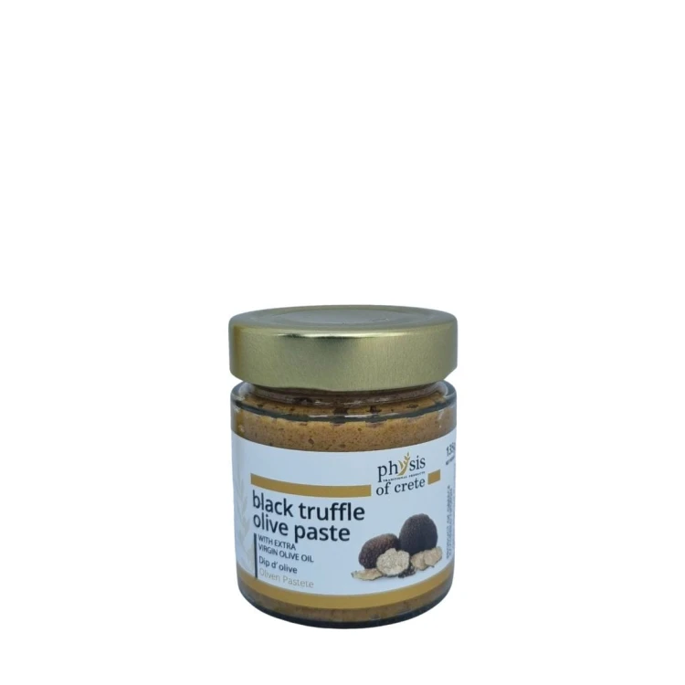 Physis of Crete Green olive paste with black truffle 135g