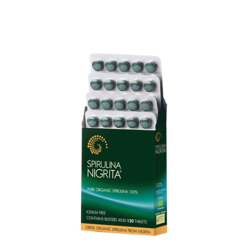 Greek Spirulina 120 Tablets (48g) BIO (organic)