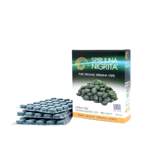 Greek Spirulina 90 Tablets (36g) BIO (organic)