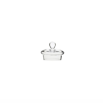 Fara glass lid for tasting vessel with handle, "transparent"
