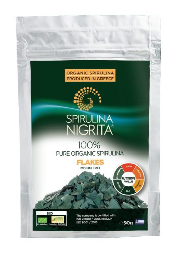 Spirulina Nigrita Flakes 50g BIO (organic)