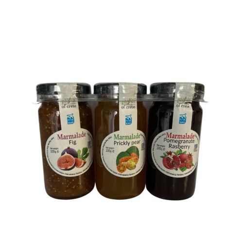 Physis of Crete marmalade flavour set 3x100g