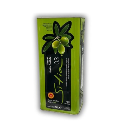 Terra Zakros extra virgin olive oil PDO Sitia 5L