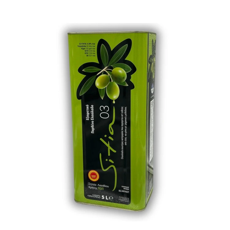 Terra Zakros extra virgin olive oil PDO Sitia 5L