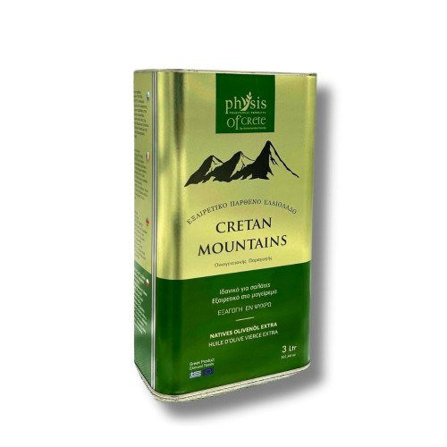 Physis of Crete Extra Virgin Olive Oil from the Cretan Mountains, 3 litres