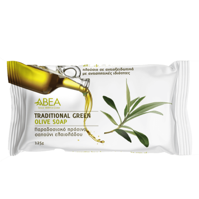 ABEA Green Olive Oil Soap – Set of 3+1 pcs, 500g