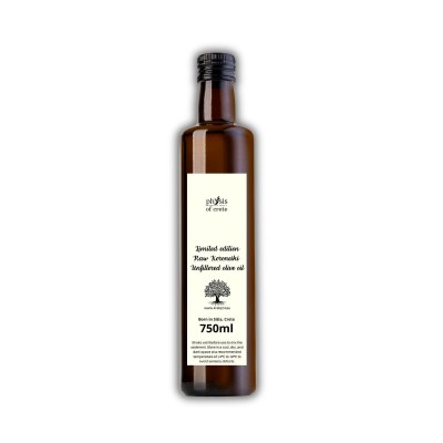 Physis of Crete unfiltered extra virgin olive oil, 2025 ‘RAW’ edition, 750ml, organic