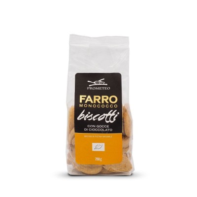 Prometeo Organic Einkorn (Triticum monococcum) Wheat Cookies 250g
