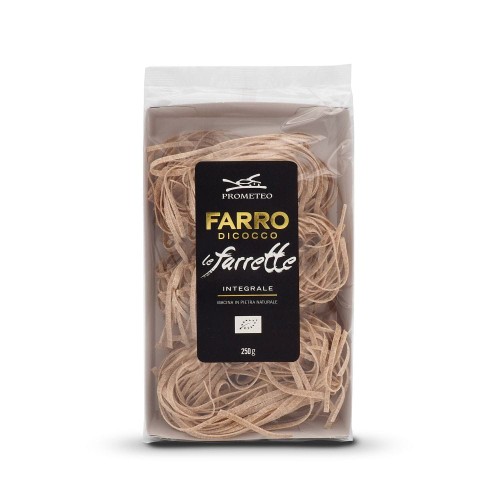 Prometeo Organic Wholemeal Dicocco Farro (Triticum dicoccum) Tagliatelle 500g