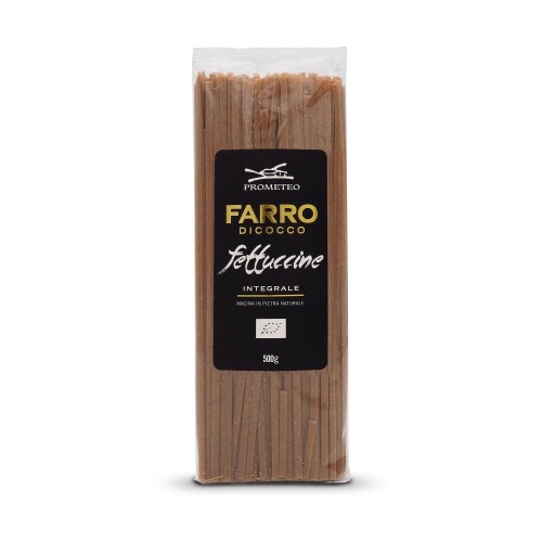 Prometeo Organic Wholemeal Dicocco Farro (Triticum dicoccum) Fettuccine 500g