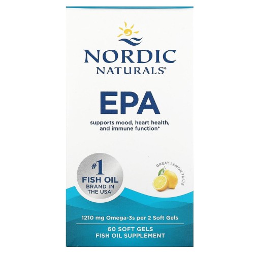 Nordic Naturals EPA 1210mg Lemon 60 capsules